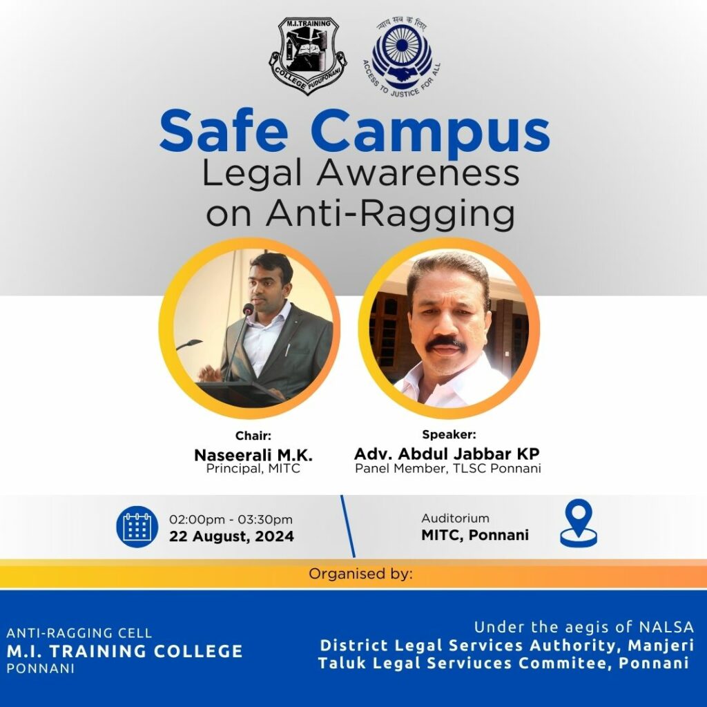 Anti Ragging Awareness Programme Anti-Ragging Awareness I Supporting Victims in Ragging Cases is ...