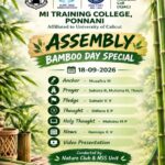 BAMBOO DAY SPECIAL ASSEMBLY- 18/09/26